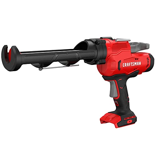 CRAFTSMAN V20 Caulk Gun, No Drip, Cordless, with Anti-drip and Variable Speed, Tool Only (CMCE600B) by CRAFTSMAN - Used condition - CA$63.89