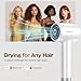 Labiim Hair Dryer, High-Speed Ionic Low Noise Blow Dryer with Brushless Motor for Fast Drying, Thermo-Control Quiet Compact Hair Blow Dryer, Hairdryer with 1 Nozzle Attachments for Home Salon Travel