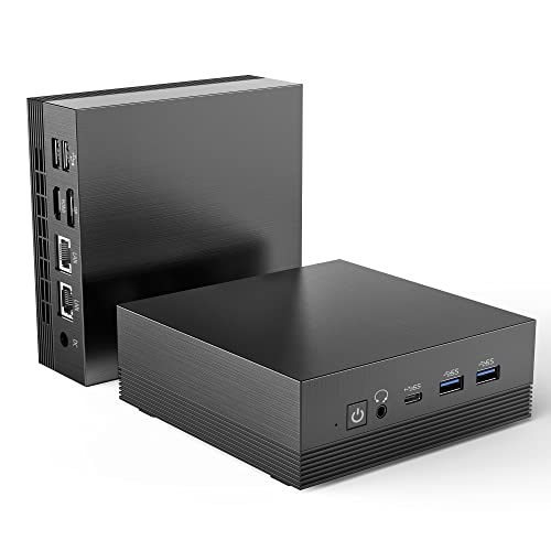 ACEMAGICIAN Dual LAN Mini PC Ryzen 5 5600U(up to 4.2GHz) 6C/12T, 16GB