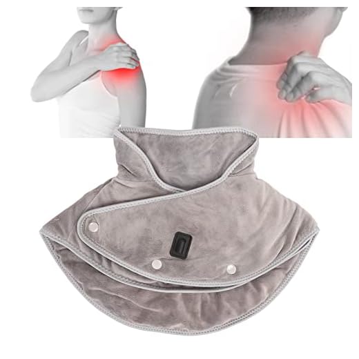 Almohadilla Térmica para el Cuello Y el Hombro, almohadilla de calor para el hombro 3 Niveles Temporización de Temperatura Relajante Calentador Eléctrico para el Cuello Manta térmica eléctrica