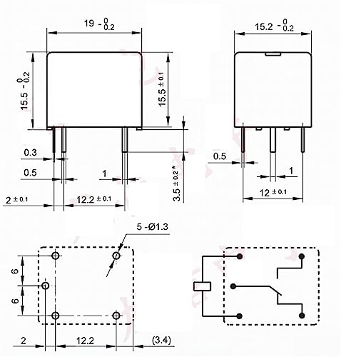 Relais T73-1C-24V de haute précision à 5 broches haute isolation - 3
