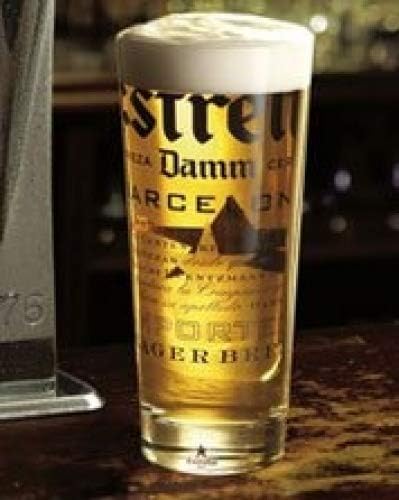 Damm Half Pint Glasses CE 10OZ / 280ML (Set of 2)