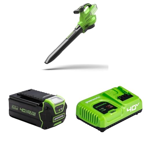 40V Akku-Laubsauger/Laubbläser Greenworks mit bürstenlosem...