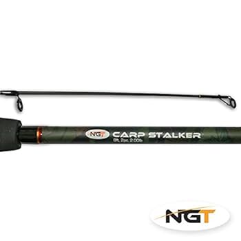 2x Carp Fishing Stalker Rods Master 8ft 2pc 2.5lb Carp Fishing Stalker