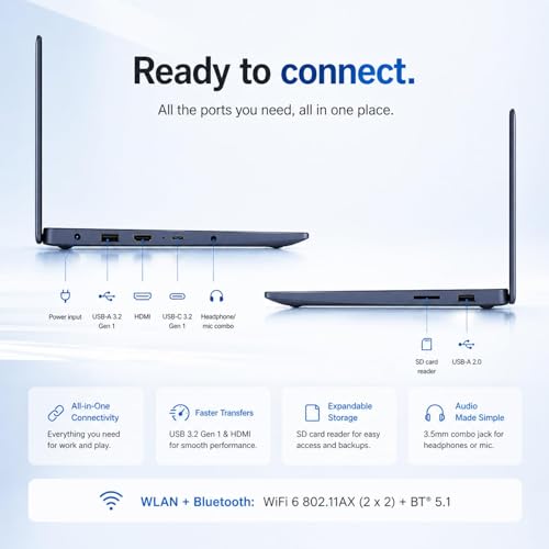 Image of Lenovo New Released IdeaPad 15.6 inch FHD Touchscreen Laptop(2026-2027 Premium Edition), Intel Core i5-1335U(Outperforms i7-1255U), 16GB RAM, 512GB PCIe, 14.5-Hour Battery Life, Win 11 with MS 365 for Web