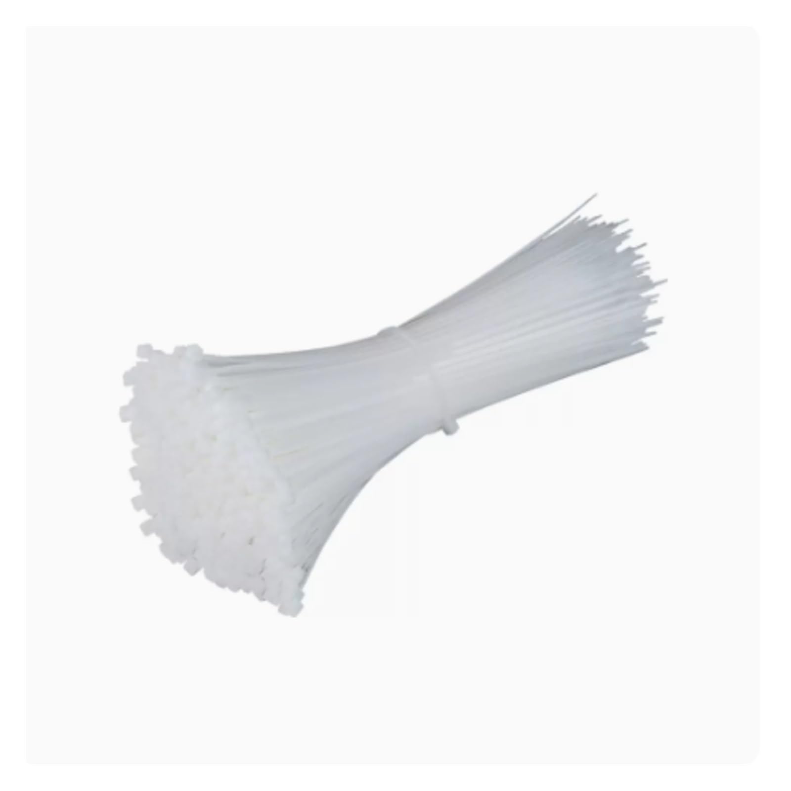 assortimento di Fascette per Cavi,Fascette per, Fascetta in Nylon di plastica autobloccante. 100 PZ. Fascette for Cavi Bianche(3x150mm)