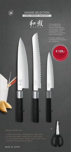KAI Zestaw noży wasbi Selection – 4-częściowy