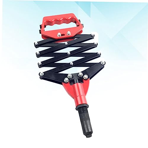 VILLCASE 1Pc T Ferramenta Broca Rebite Adaptador Rebitador Alicate De Vermelho Rebitagem Máquina De