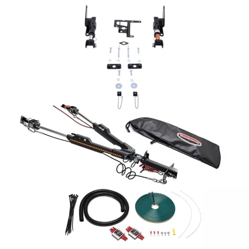 TrendsAuto Roadmaster Nighthawk Tow Bar and Baseplate Combo with Smart Diode Wiring Kit for Incand. Bulbs fits 2021 2023 F150 Pickup with Incandescent Taillights | Includes Decal