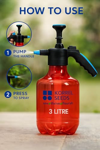 Image of 3 Liter Heavy Duty Pressure Sprayer Pump | Adjustable Nozzle & Safety Pressure Release Valve | Transparent Design for Water Level | Ideal for Garden, Home, and Sanitizing (3 LTR Mix)