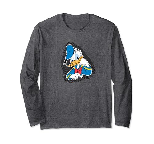 T-shirt Donald Duck manches longues en coton pour homme