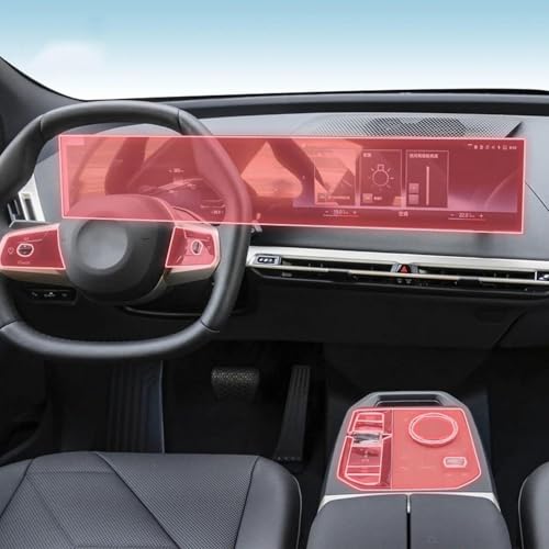 Film protection console BMW iX I20 anti-rayures transparent TPU
