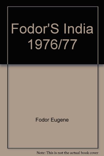 Fodor's India 1976/77 B002KZTCYI Book Cover