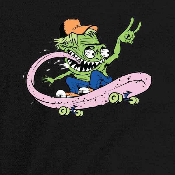 Pop Threads Skateboard Monster Bodysuit