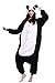 Produktbild Wamvp Jumpsuit Schlafanzug Erwachsene Unisex Tier Karton Halloween Kostüm Sleepsuit Cosplay Pyjama Panda - M