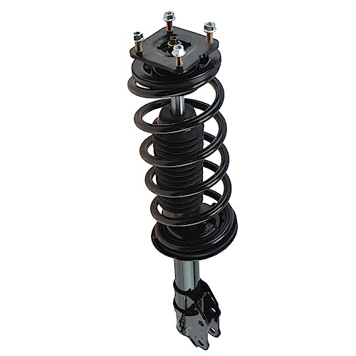 Image of TRQ Front and Rear Complete Strut Assembly & Shock Absorber Kit Complete Strut & Coil Spring Assembly Compatible with 2007-2012 Mazda CX-7
