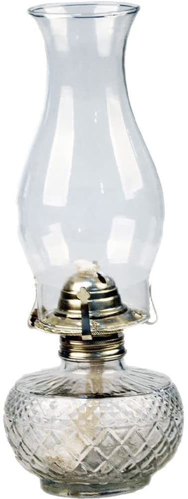 Lampa retro, Duża klasyczna lampa z regulowanym przełącznikiem knota do oświetlenia wewnętrznego, dekoracyjnego, użytku na zewnątrz i kempingu