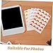Generic 17 Sheets Self Adhesive Photo Corner Stickers for Scrapbooking Albums DIY Projects for Crafting Safe Removal Multi Color Options for All Photo