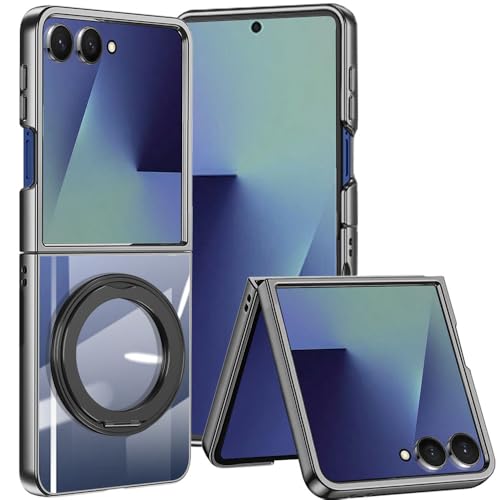 Galaxy Z Flip7 p P[X NA Jo[ 360x]X^h  dC߂vZX ܂肽݌^PCX}zOt X^h@\ MNV[ Z tbv7 یP[X ܂ px h~ (ubN)