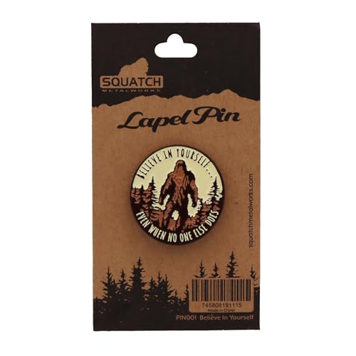 Image of Bigfoot Enamel Lapel Pin - for Fans of Bigfoot and Sasquatch