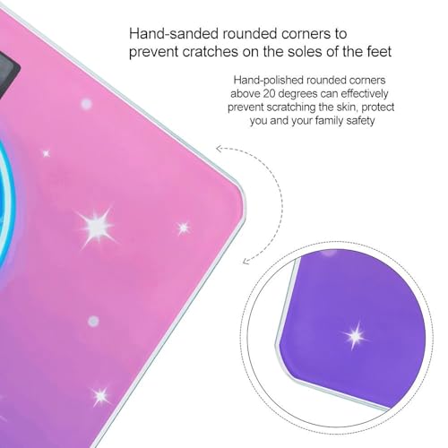 Báscula Digital de Baño con Pantalla LCD y Diseño Neon miniatura 4