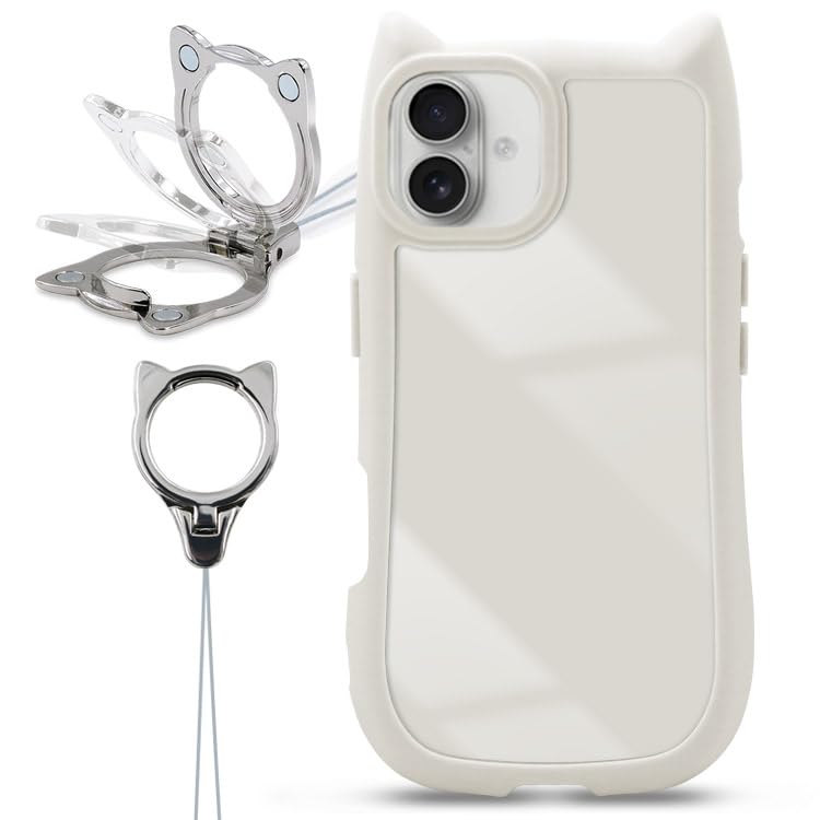 Amazon.co.jp: ZENIX DESIGN TECH iPhone16 用 ケース リング