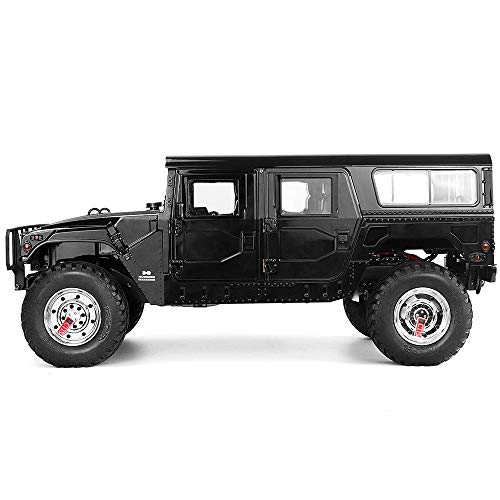 1/10 Us Gm Hummer H1 Military Truck 4Wd Crawler Rtr Pro With Travelling Frame Black #TOP2