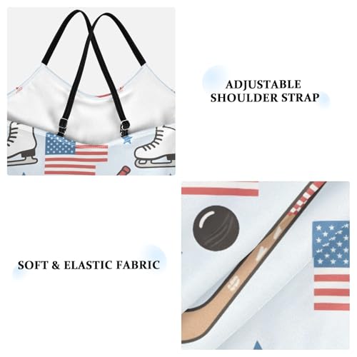 Girls Swimsuit Skates Flag Pattern One Piece Swimwear3