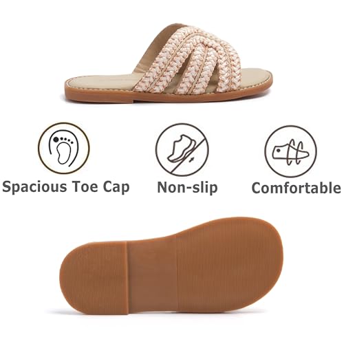 Image of THEE BRON Girls Cute Slip-On Slippers Stylish Sandals for Toddlers & Kids