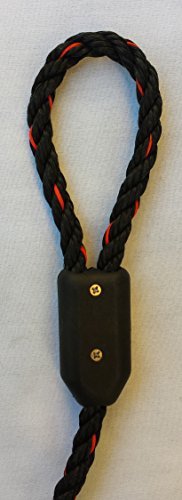 E-Z-TY Reusable Rope Clamp (Black, 3/8