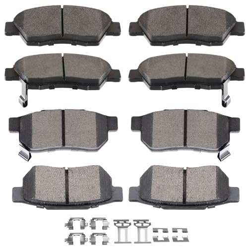 Image of D374 D621 SCITOO Disc Brake Pads Sets Front Semi-Metal Rear Ceramic 8pcs Fit For Honda Civic del Sol 1994-1997