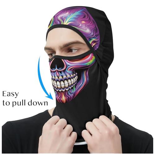 Image of Obacle Balaclava Face Mask Men Women for Sun Protection Motorcycle Fishing Raves