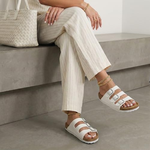 Image of CUSHIONAIRE Women's Lela Cork footbed Sandal with +Comfort