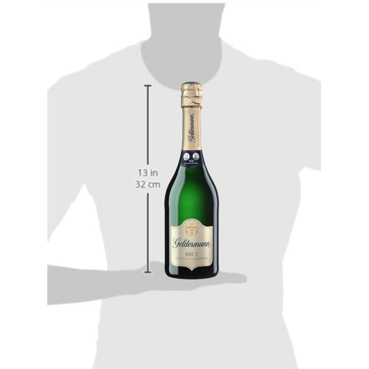 Geldermann Sekt Brut Traditioneller Flaschengärung 6 x 0.75l