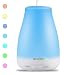Aromatherapy Essential Oil Diffuser - 100 ml Ultrasonic Humidifier with Silent Cool Mist Aroma - 7 LED Colors, Auto Shut-Off Adjustable Mist Modes to Freshen and Fill Air with Scent