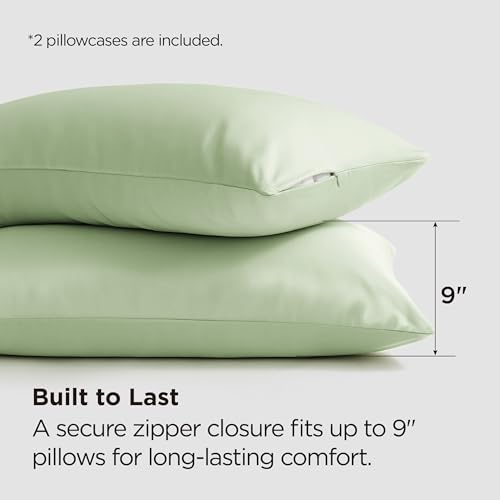 Image of Bedsure Zipper Pillow Cases King Size from Rayon Derived from Bamboo