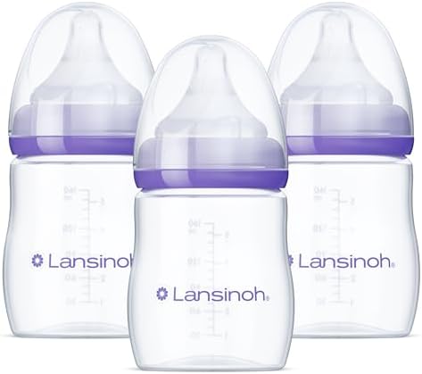 Lansinoh Mamadeiras para bebês que amamentam, 142 g, 3 unidades