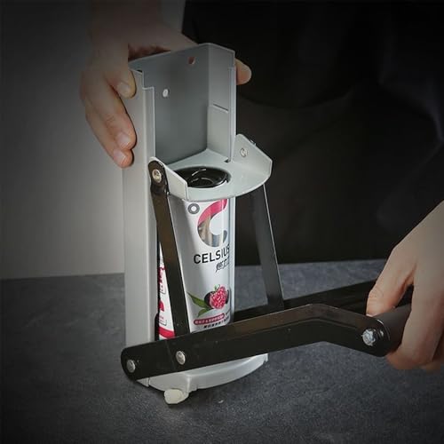 Frantoio per lattine, frantoio a mano per il riciclaggio, apriscatole, bottiglie, viene fornito con tappo bar, hardware in metallo, lattine e bottiglie - immagine 4