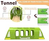 Battery Operated Train for Wooden Track, Electric Train Set Includes Remote Control Locomotive Trains & Tunnel, Motorized Train Toy for Toddlers Compatible with Thomas, Brio, Chuggington - Image 5