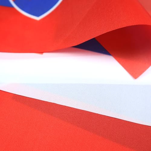 Image of AZ FLAG Slovakia 6 meters BUNTING Flag 20 flags 9'' x 6'' - Slovak STRING flags 15 x 21 cm