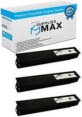 SuppliesMAX Reemplazo compatible para Toshiba e-Studio 2330C2820C2830C3520C3530C4520C cartucho de tóner negro (rendimiento de páginas 3PK-29000)