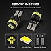 KAFEEK 10x Canbus T10 Wedge 194 168 2825 W5W LED Bulbs 24-3014SMD Chipset Canbus Error Free Car License Plate Lights Interior Lights Dome Map Door Courtesy Lights,Xenon Withe