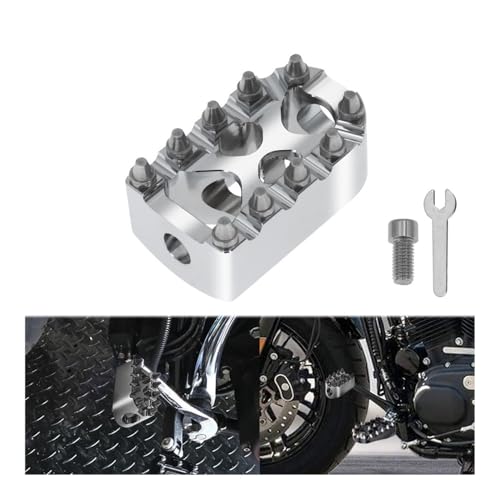 Repose-Pieds de Moto Finition Chrome Premium pour Personnaliser Harley Sportster XL et Dyna