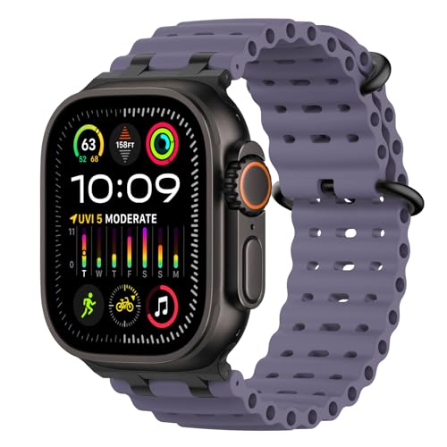 Bracelet Océan Apple Watch Ultra 49mm bracelet silicone sport 45mm