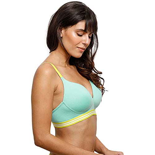 Image of Zivame Women's Cotton Padded Wire Free T-Shirt Bra
