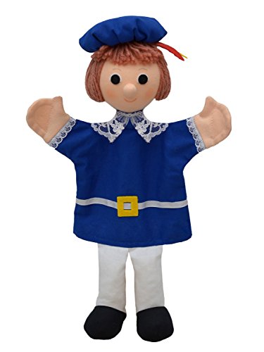 Preisvergleich Produktbild MUBRNO 26140A Prinz Marian Textilhandpuppe, Blau