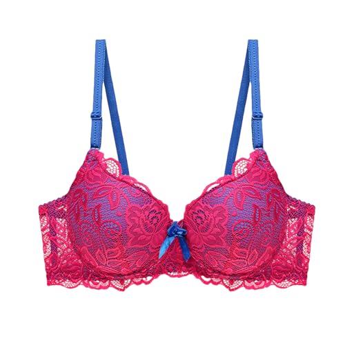 Soutien-gorge demi-bonnet à armatures dentelle fine raffinée et moulage léger