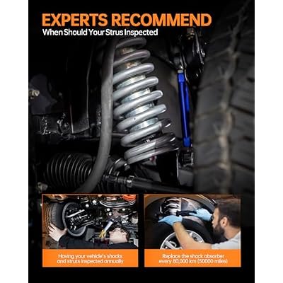 SIZZER Front Complete Strut Assembly and Shocks with Coil Spring Assemblies Fits for 2012-2013 Focus FWD 2.0 L 172522 172523 2 PCS