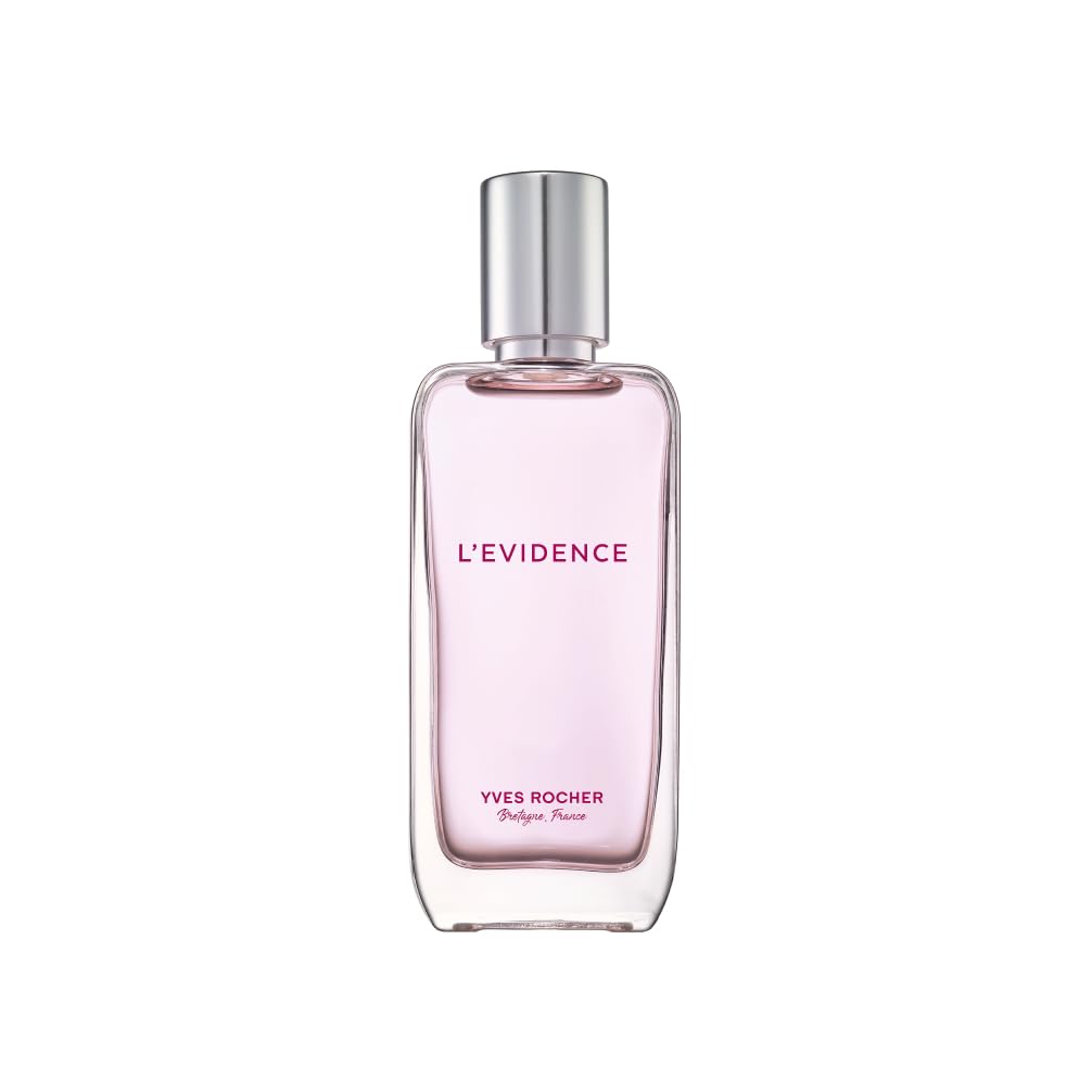 Yves Rocher Eau de Parfum l'Evidence Flacone 50ml | Profumi per Donna - Fragranza elegante e sostenibile in un flacone minimalista - Idea regalo