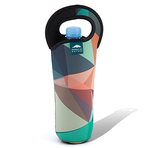 Nordic By Nature Neoprene Lunch Bag For Women, Men & Kids Extra Thick Insulated Neoprene Lunch Tote With Water Bottle Sleeve Durable Reusable Machine Washable Extra Pocket Ykk Zippers (Mosaic Camo) #TOP6